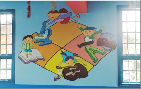 滁州幼儿园墙体手绘